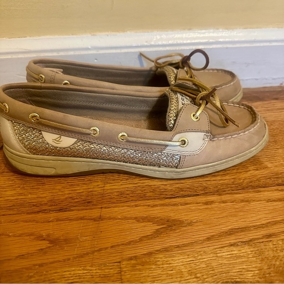 Sperry Top Sider Angelfish Gold Glitter Boat Shoe size 11 - Picture 7 of 12